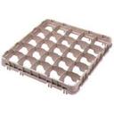 Soft Gray Cambro 16 Compartment Full Size Full Drop Stemware Extender Only, 19 5/8 x 19 5/8 x 2 inch -- 12 per case.