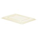 Cambro Camwear Full Size Safety Yellow Flat Lid for Food Storage Box, 18 x 26 inch -- 6 per case