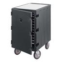 Cambro Non Electric Insulated Low Charcoal Gray Camcart for Food Storage Boxes, 21 1/2 x 32 x 37 1/2 inch