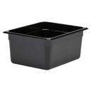 Cambro Camwear Full Size Black Food Pan, 20 7/8 x 12 3/4 inch -- 6 per case