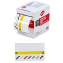 Cambro Storesafe White Endure Food Identification Label - 250 Labels per roll -- 6 rolls per case