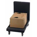 Cambro Dark Brown Utility Truck with Handles, 23 3/4 x 36 1/4 x 41 5/8 inch