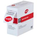 Cambro StaySafe White Tamper Evident Label - 250 labels per roll -- 6 rolls per case