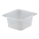 Cambro Sixth Size Translucent Colander Food Pan, 3 inch Depth -- 6 per case