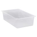 Cambro Ninth Size Translucent Polypropylene Food Pan, 6 15/16 x 4 1/4 inch -- 6 per case