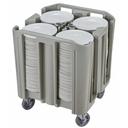 Cambro S Series Speckled Gray Compact Adjustable Dish Caddy, 4 Towers