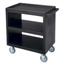 Cambro Coffee Beige Open Side Standard Service Cart, 37 1/4 x 21 1/2 x 34 5/8 inch