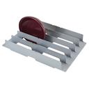 Cambro Camshelving Premium Soft Gray Dome 10 Slot Drying and Storage Cradle Only, 23 1/2 x 16 1/3 x 3 3/8 inch -- 5 per case