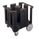 Cambro Poker Chip Style Black Non Adjustable Dish Caddy, 32 3/4 x 27 1/2 x 32 inch