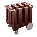 Cambro Poker Chip Style Dark Brown Non Adjustable Dish Caddy, 32 5/8 x 23 1/2 x 31 3/4 inch