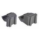Cambro Camshelving Elements Brushed Graphite Corner Connector Set for 5 Shelves -- 10 set per case
