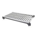 Cambro Camshelving Elements Brushed Graphite Single Vented Shelf Kit for Mobile Unit, 21 x 54 inch