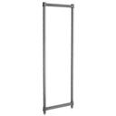 Cambro Camshelving Elements Brushed Graphite Standard Stationary Post Kit, 21 x 72 inch