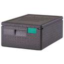 Cambro Cam GoBox Black Insulated Top Loading Food Pan Carrier, 23.6 x 15.7 x 8.5 inch