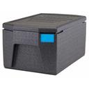 Cambro Cam GoBox Black Insulated Top Loading Large Handle Food Pan Carrier, 26.8 x 15.7 x 12.6 inch