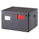 Cambro Cam GoBox Black Half Size Insulated Top Loading Food Pan Carrier, 15.4 x 13 x 10 inch