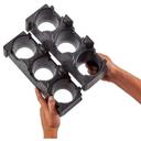 Cambro Black Beverage Cup Holder for Cam GoBox Insulated Carrier, set of 2