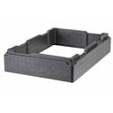 Cambro Black 4 inch Extender for Cam GoBox Insulated Top Loading Carrier, 15.7 x 23.6 x 3.9 inch