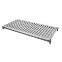 Cambro Camshelving Elements Brushed Graphite Single Vented Shelf Kit for Stationary Unit, 14 x 30 inch