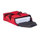 Cambro Red Insulated Standard Pizza Delivery GoBag, 16 1/2 x 18 x 6 1/2 inch -- 4 per case