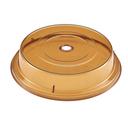 Cambro Camwear Low Profile Amber Plate Camcover, 9 1/8 inch Inside Diameter -- 12 per case