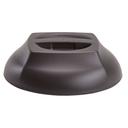 Cambro Harbor Collection Smoked Metal Insulated Dome Cover for 9 inch Plate -- 12 per case