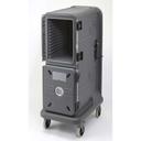 Cambro The Pro Cart Ultra Electric Insulated Charcoal Gray 2 Active Hot Compartment Food Pan Carrier, 21.9 x 34 x 59.1 inch