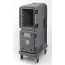 Cambro The Pro Cart Ultra Non Electric Insulated Charcoal Gray 2 Passive Compartment Food Pan Carrier, 21.9 x 34 x 59.1 inch