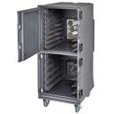 Cambro Pro Cart Ultra Charcoal Gray Tall 220 Volt Electric Hot/Cold Food Holding and Transport Cabinet, 28 x 36 1⁄2 x 66 inch