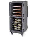 Cambro Pro Cart Ultra Charcoal Gray Tall 110 Volt Electric Hot/Cold Food Holding and Transport Cabinet with Security Package