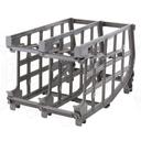 Cambro Brushed Graphite Ultimate Add On Number 10 Can Rack, 26 x 7.5 x 15.5 inch