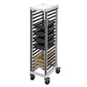 Cambro Camshelving Speckled Gray GN 1/1 Full Size Food Pan Trolley, 28.75 x 17.25 x 67.19 inch