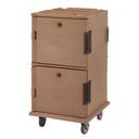 Cambro Non Electric Insulated Tamper Resistant Coffee Beige Ultra Food Pan Camcart with Security Package, 28 1/8 x 33 3/8 x 54 1/4 inch