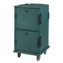 Cambro Non Electric Insulated Tamper Resistant Granite Green Ultra Food Pan Camcart with Security Package, 28 1/8 x 33 3/8 x 54 1/4 inch