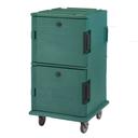 Cambro Non Electric Insulated Tamper Resistant Kentucky Green Ultra Food Pan Camcart with Security Package, 28 1/8 x 33 3/8 x 54 1/4 inch