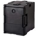 Cambro Insulated Front Loading Black Ultra Food Pan Camcarrier with Security Package, 18 x 25 x 24 7/8 inch