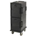 Cambro Non Electric Insulated Tamper Resistant Black Ultra Food Pan Camcart with Security Package, 20 1/2 x 27 1/8 x 54 inch
