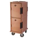 Cambro Non Electric Insulated Tamper Resistant Coffee Beige Ultra Food Pan Camcart with Security Package, 20 1/2 x 27 1/8 x 54 inch