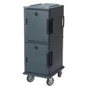 Cambro Non Electric Insulated Tamper Resistant Granite Gray Ultra Food Pan Camcart with Security Package, 20 1/2 x 27 1/8 x 54 inch