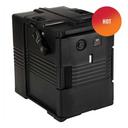 Cambro H Series 220 Volt Electric Insulated Black 1 Compartment Hot Holding Ultra Food Pan Camcarrier, 18 1/8 x 26 3/8 x 24 7/9 inch