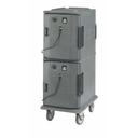 Cambro H Series 220 Volt Electric Insulated Granite Gray 2 Compartment Ultra Camcart with Heated Top Door Only, 20 1⁄2 x 27 1⁄8 x 54 inch