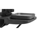 Cambro Black End Table with Arm for Versa Food Bar/ Work Table, 27 x 22 x 4 1/2 inch