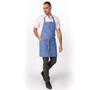 Chef Works French Blue Medford Bib Apron, 30.7 inch Long x 38.2 inch Wide