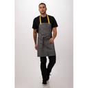 Chef Works Black Seattle Bib Apron for Unisex, 30.7 inch Long x 37.8 inch Wide