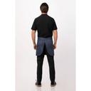 Chef Works Blue Largo Half Bistro Apron for Unisex, 16.1 inch Long x 37.8 inch Wide