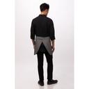 Chef Works Black Seattle Half Bistro Apron for Unisex, 16.1 inch Long x 37.8 inch Wide