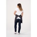 Chef Works Charcoal Brio Half Bistro Apron for Unisex, 19.1 inch Long x 34.3 inch Wide