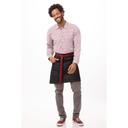 Chef Works Indigo Blue Berkeley Half Bistro Snap Apron for Unisex, 17.9 inch Long x 28 inch Wide