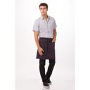 Chef Works Egg Plant Dorset Half Bistro Apron, 19 inch Long x 31 inch Wide