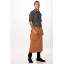 Chef Works Nutmeg Rockford Bistro Apron, 31 inch Long x 31 inch Wide
